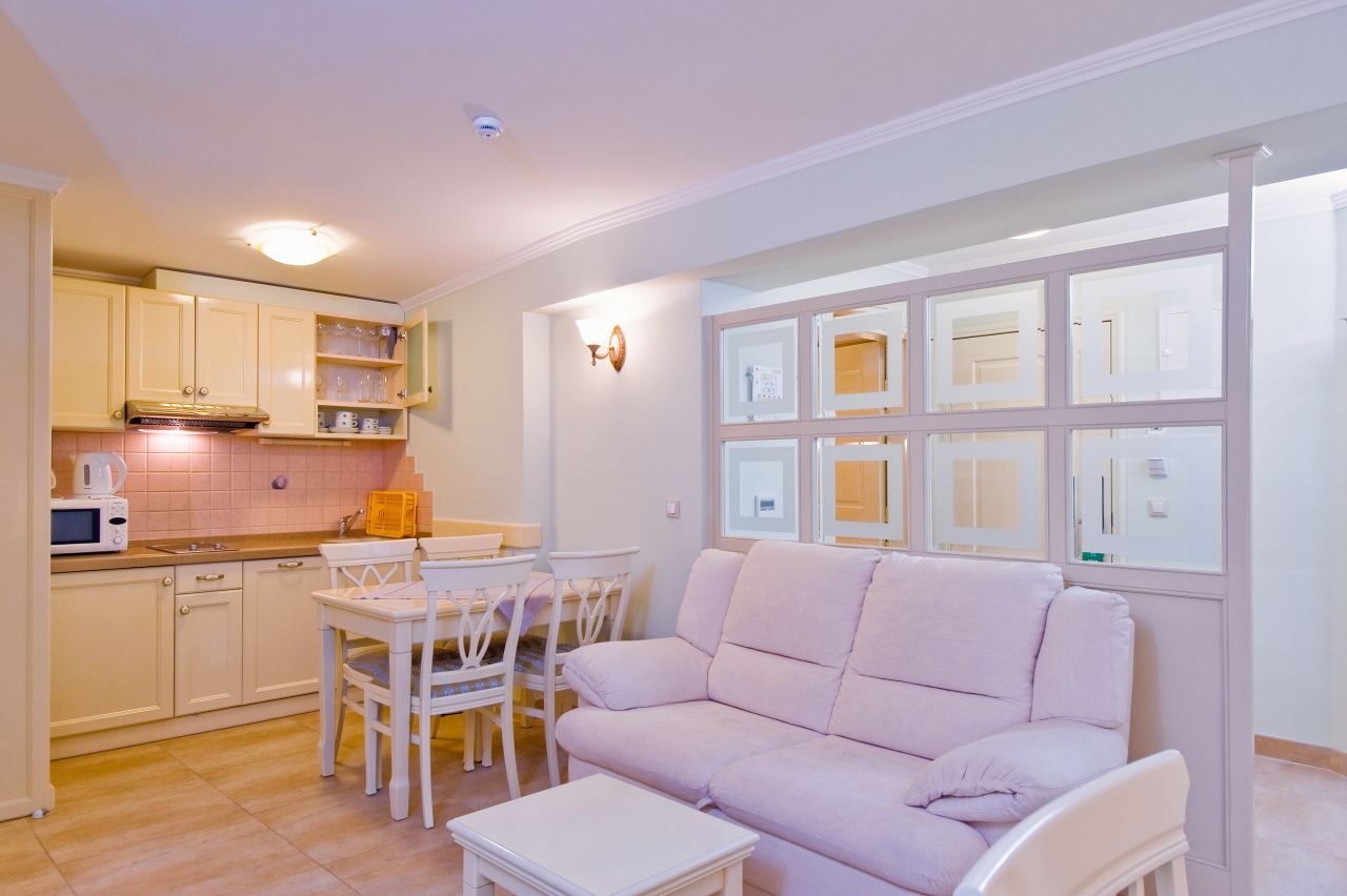 APARTAMENT Z BALKONEM I BOCZNYM WIDOKIEN NA MORZE, 46,5 m2 , 2+1 OSOBY, nr. 301
